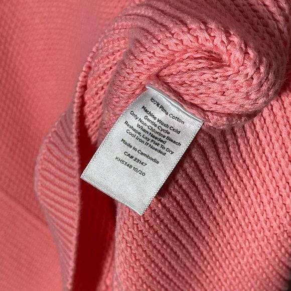 TALBOTS Coral Long Sleeve Sweater - Picture 9 of 9